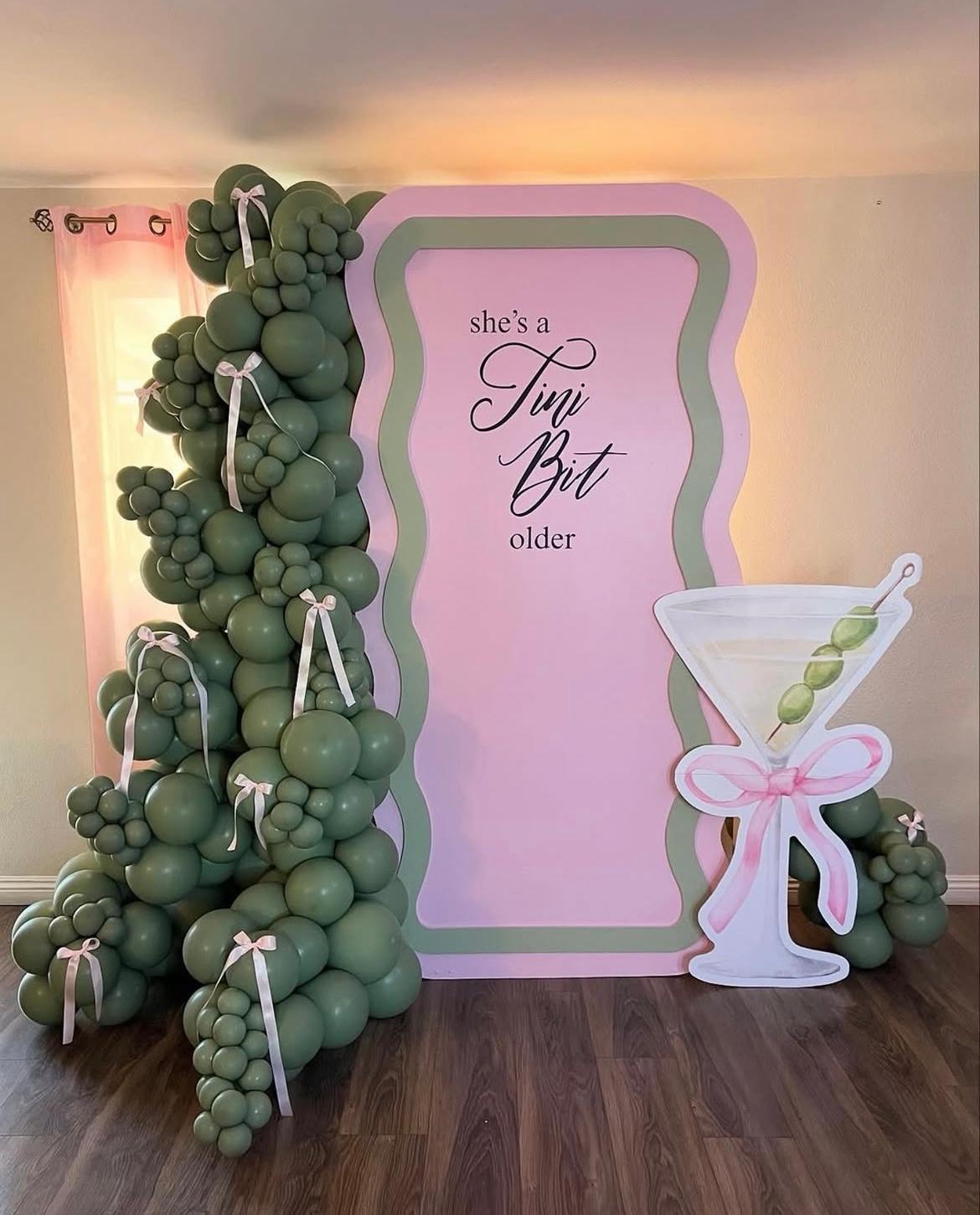 Sip & Celebrate Birthday Setup