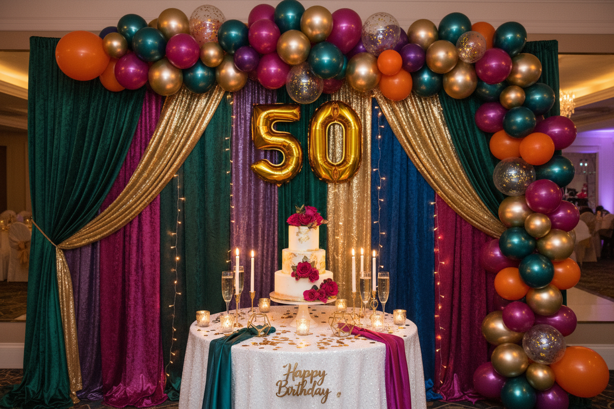 Milestone Birthday Decor