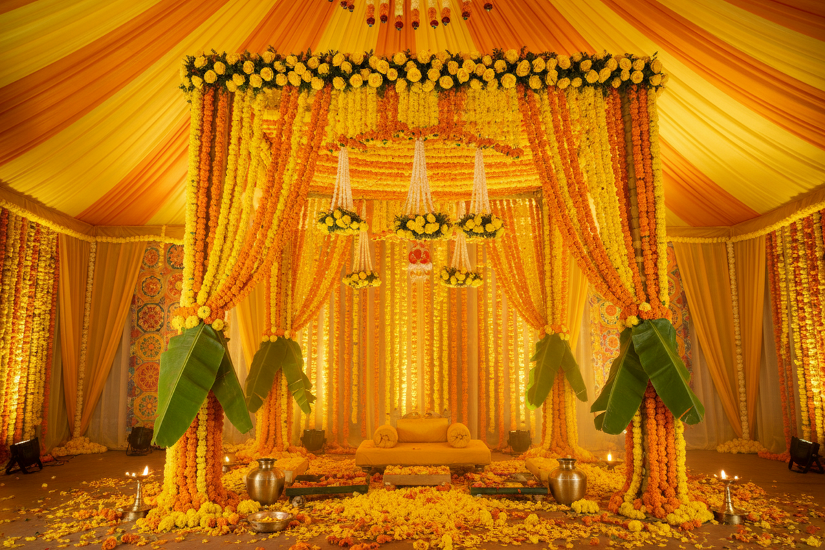 Haldi Ceremony Decoration