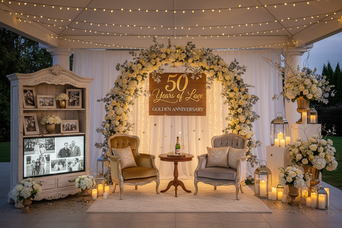 Anniversary Decor for Parents