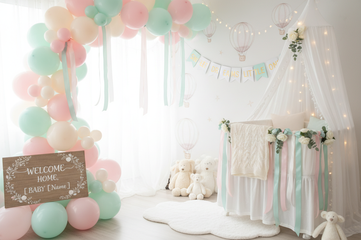 Welcome Baby Home Decor