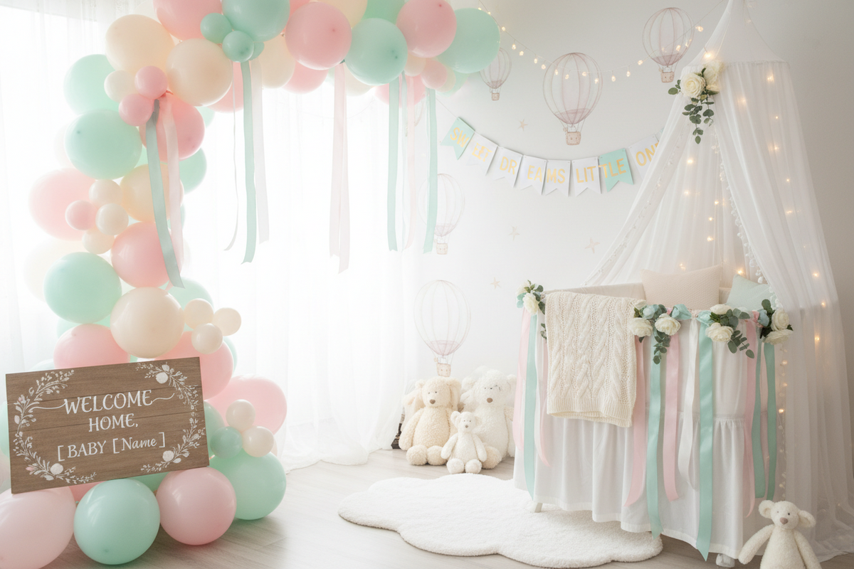 Welcome Baby Home Decor